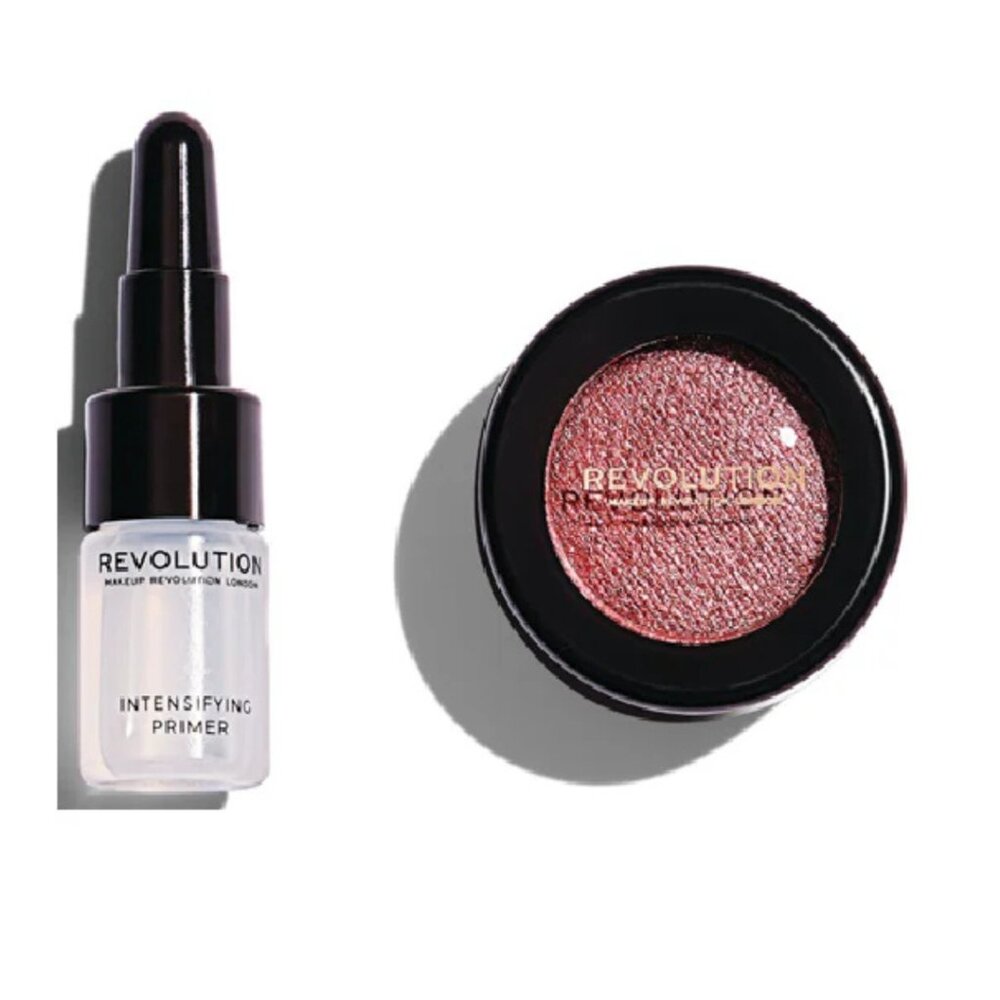 Makeup Revolution Flawless Foils Rose Gold Metallic Eyeshadow New